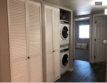 Washer/dryer in unit